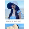 黑胶空顶遮阳帽女夏防晒帽子防紫外线遮脸渔夫帽可折叠调节 商品缩略图8