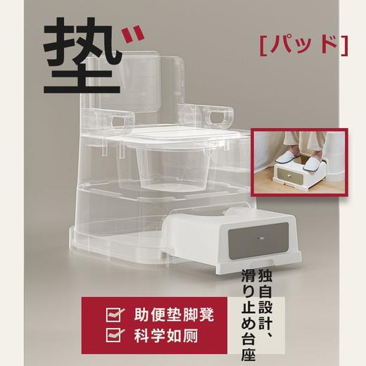 老人孕妇家用可移动马桶新款成人儿童防臭便秘便携式坐便椅盆痰盂 商品图5