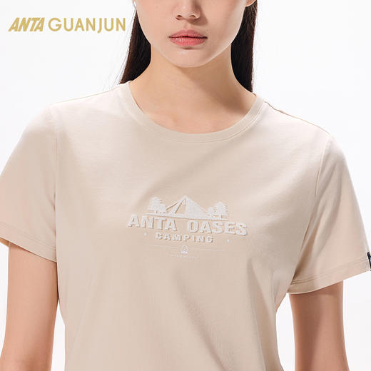【S断码】短袖t恤女2023春季新款户外运动上衣162320146【库存有限，如无货将做退款，介意慎拍！】 商品图2