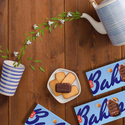 德国百乐顺莱布尼饼干巧克力牛奶味125g 商品图2