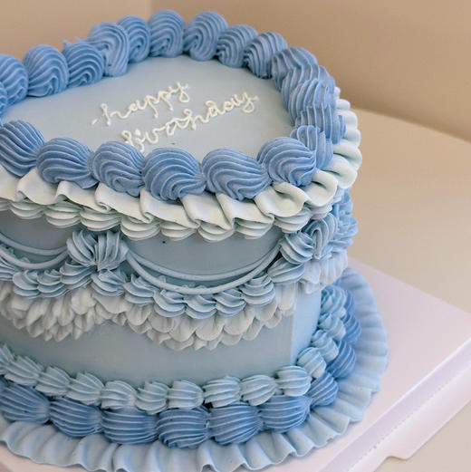 雾霾蓝（裱花部分较为甜腻，建议刮掉不吃） 商品图2