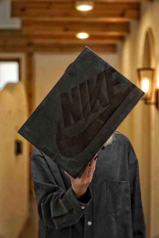 夏季特惠💰520 AMBUSH x Nk SB Dunk High 滑板鞋高帮 黑白大勾 商品图4