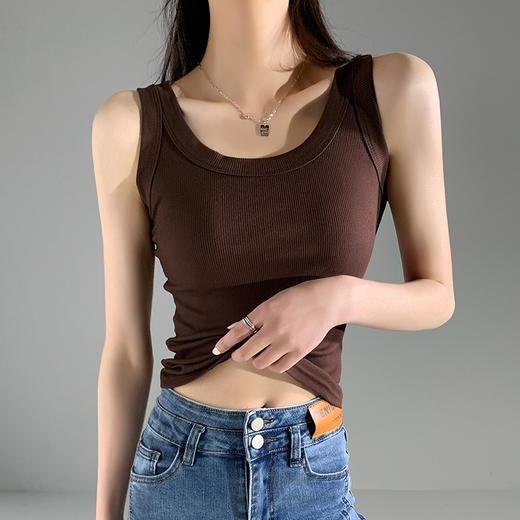 【39.9元2件 内搭背心，单拍1件不发】外穿无袖打底衫修身遮副乳吊带#异业福利 商品图10