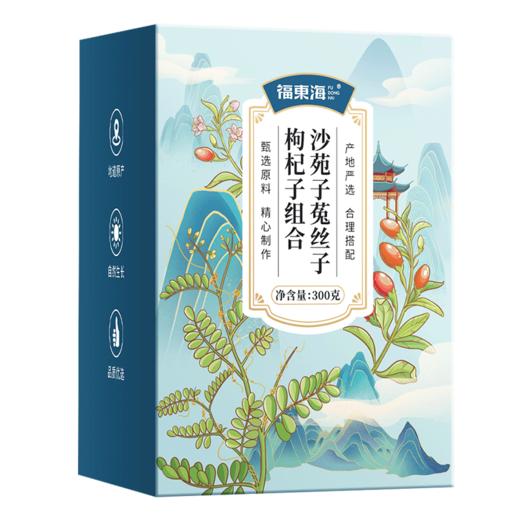 福东海 沙苑子菟丝子枸杞子组合300克 泡水泡养生茶 独立小包装便捷 商品图1