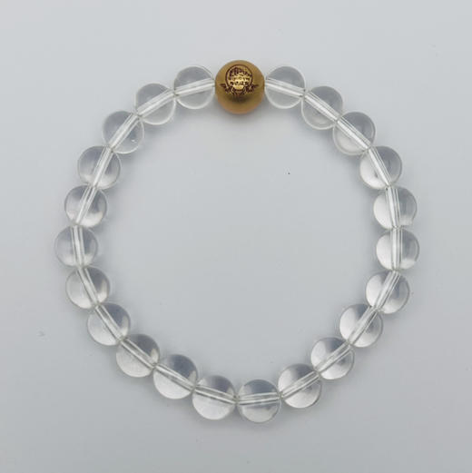 白水晶圆珠单圈手串 商品图1