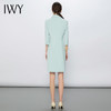 IWY/淡蓝色连衣裙气质女神范播音艺考主持人正装高端时尚职业装Q13131 商品缩略图7