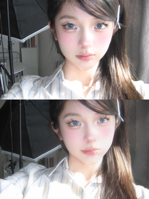 bunny shiny 美瞳年抛 小冰块 直径14.5mm着色13.7mm 商品图11