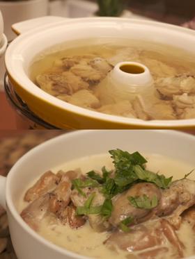 蒸汽锅丨汽锅鸡+奶油苹果鸡腿肉