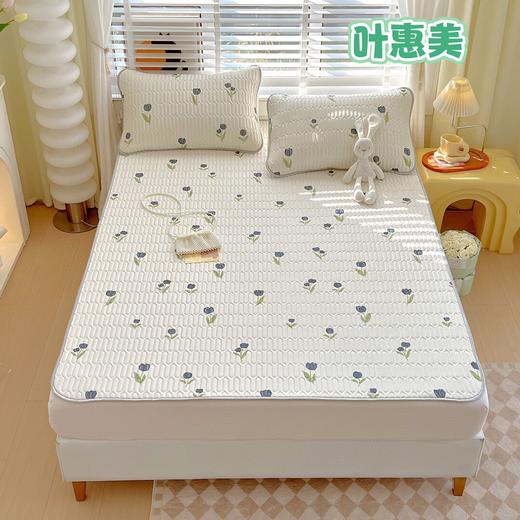 “夏被”【乳胶凉席三件套床单款】会呼吸的凉感丝 抗菌防螨透气性强 天然乳胶 凉感丝清凉好睡眠-CC 商品图13