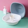 「8.9元包邮！三款配色」方型加厚塑料脸盆 加深学生宿舍居家日用卫生间洗衣水盆婴儿清洁工具洗脚盆 商品缩略图2