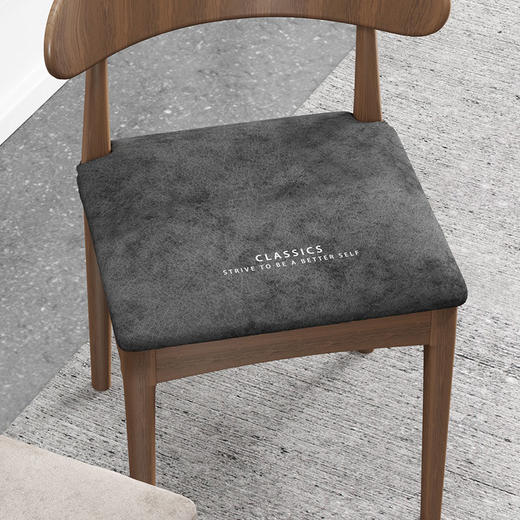 牛角餐桌木椅子套罩椅套简约现代弹力家用椅垫套四季椅子套座套 商品图5