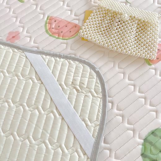 “夏被”【乳胶凉席三件套床单款】会呼吸的凉感丝 抗菌防螨透气性强 天然乳胶 凉感丝清凉好睡眠-CC 商品图8