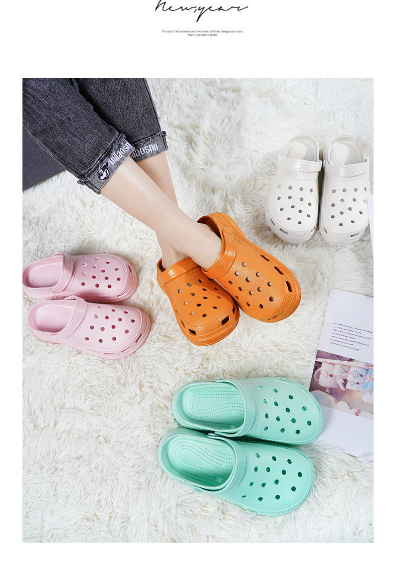 夏季厚底拖鞋女
