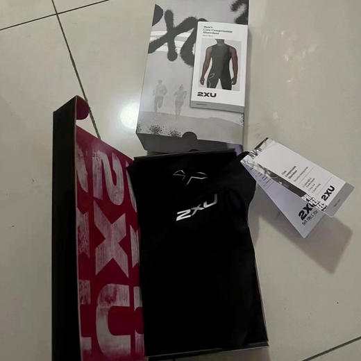 正品2XU Core系列压缩背心健身服运动训练 速干弹力塑身可外穿可打底男女同款 商品图5