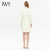 IWY/杏色春夏西装连衣裙女职业修身显瘦冯琳同款主持人播音艺考女Q13140 商品缩略图4