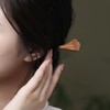 莲子清如水 早春莲蓬桃木簪子发簪可爱大气风盘发神器 商品缩略图2