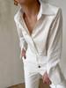Viktoria Chan | SS23088 Tine cropped shirt  [衬衫 白 ] 商品缩略图0