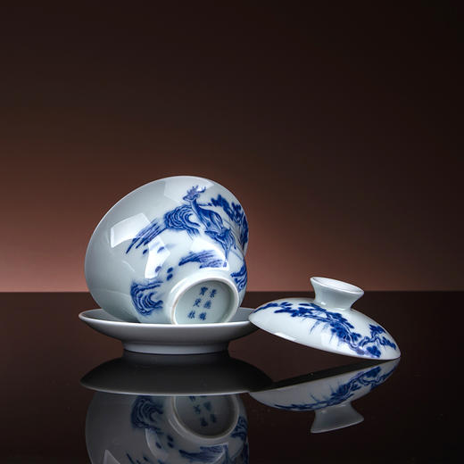 青花松鹿长春6头茶具 商品图4