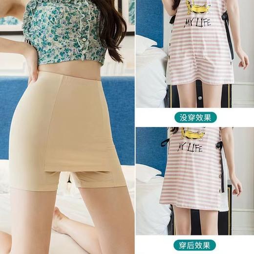 买1送1【弹性舒适 轻松自由】夏季新款隔层打底裤，冰丝安全裤女，穿着不紧蹦，遮挡三角区无痕短裤，避免日常小尴尬 商品图1