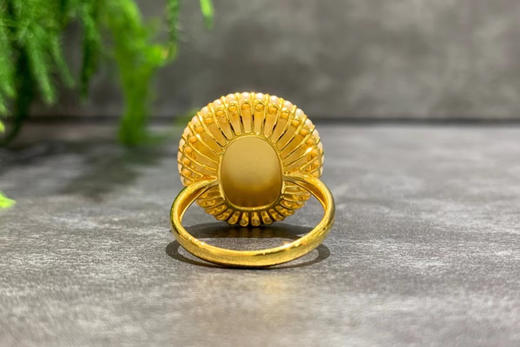 【御珠宫坊】金镶碧玉戒指 商品图2