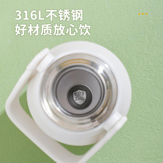 【大水壶保温杯】简约出游便携保温杯1500ML大容量 不锈钢真空水壶男女户外运动水杯 商品图1