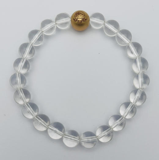 白水晶圆珠单圈手串 商品图0