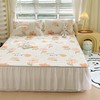 “夏被”【乳胶凉席床裙款三件套】A类凉感丝，环保数码印花 夹层高品质整张天然乳胶 可轻柔机洗/水洗-CC 商品缩略图1