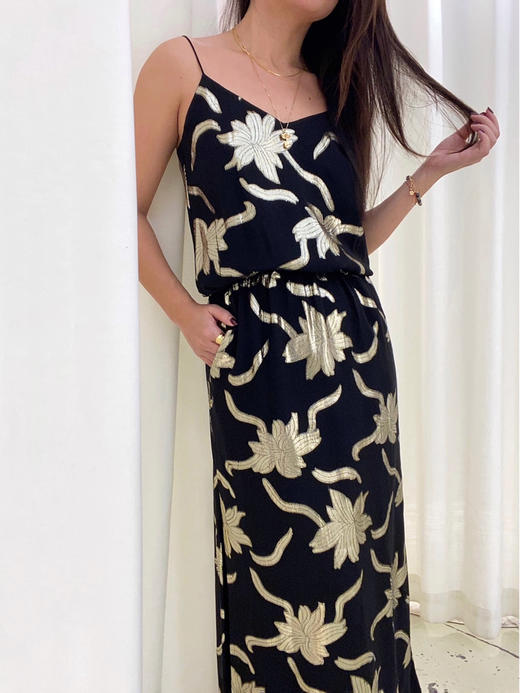 CG｜Camilla Dress [弹力束腰吊带长裙] 商品图0