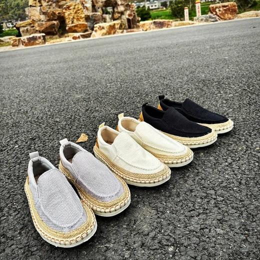 外贸英单！49.99欧男士麻料渔夫鞋 商品图0