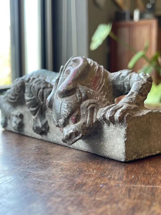 青石雕猛虎形镇纸摆件，顺丰包邮 商品图7