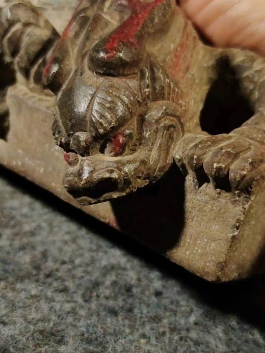 青石雕猛虎形镇纸摆件，顺丰包邮 商品图3