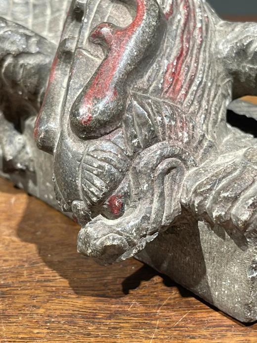 青石雕猛虎形镇纸摆件，顺丰包邮 商品图6