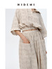 HIDEMI 格纹浮雕色织艺术亚麻套装 衬衫/口袋半裙 商品缩略图10
