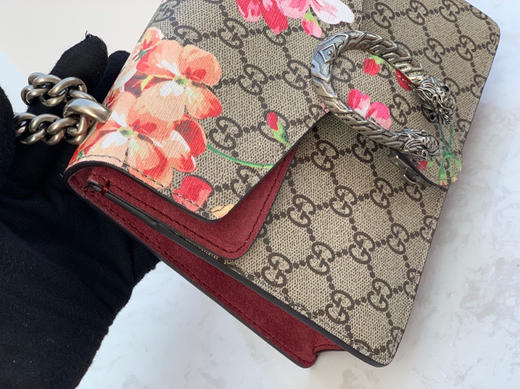 亏本清仓，古驰原厂皮天竺葵酒神包小号，无包装，不退换 商品图3