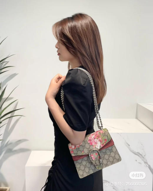 亏本清仓，古驰原厂皮天竺葵酒神包小号，无包装，不退换 商品图0