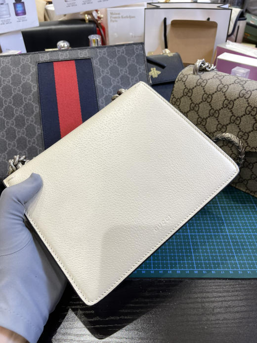 Gucci原厂皮酒神包全皮白色，亏本清，无包装不退换 商品图7