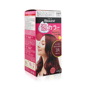 【保税仓】KAO/花王Balune泡沫染发剂遮盖白发3R玫瑰棕108ml/盒