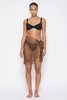 Jonathan Simkhai-Doris Crystal Mesh Cover-Ups Sarong Mini Skirt-Caraway-乔纳森·希姆凯-女装-棕色 商品缩略图4