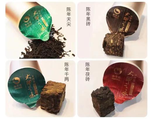 安化黑茶礼盒 大师茶 大师之味陈年黑茶380g 节日茶礼 商品图1
