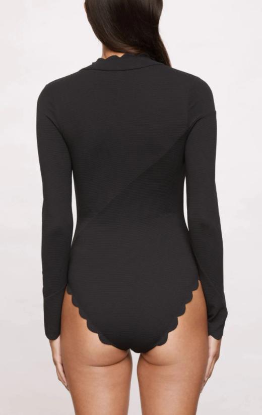 Marysia - North Sea Rashguard - Black/Indigo - Marysia - 女装泳装 - 黑色靛蓝 商品图2