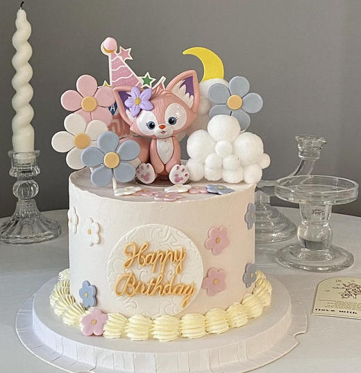 琳娜贝尔翻糖花花蛋糕（备注数字） 商品图0