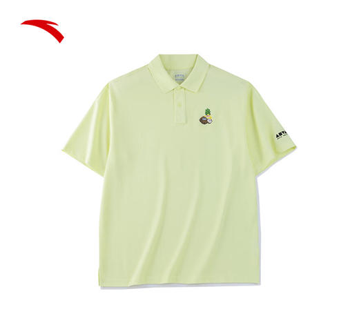 安踏圆领短袖POLO衫男2023夏季新款休闲修身翻领上衣152328150 商品图0