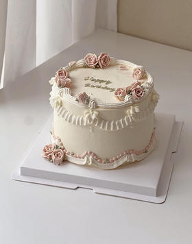 小清新田园裱花蛋糕