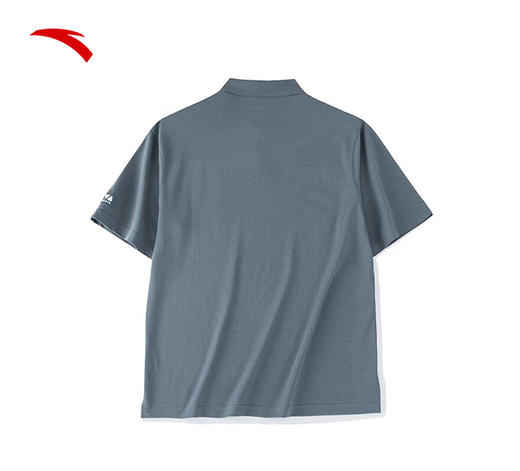安踏圆领短袖POLO衫男2023夏季新款休闲修身翻领上衣152328150 商品图8