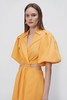 Jonathan Simkhai-AULORA COTTON POPLIN BALLOON SLEEVE MINI DRESS-ZINNIA-乔纳森·希姆凯-女装-橙色 商品缩略图5