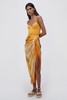Jonathan Simkhai-Eloise Marble Printed Cover-Ups Sarong Mini Skirt-Zinnia Marble-乔纳森·希姆凯-女装-橙印花 商品缩略图4