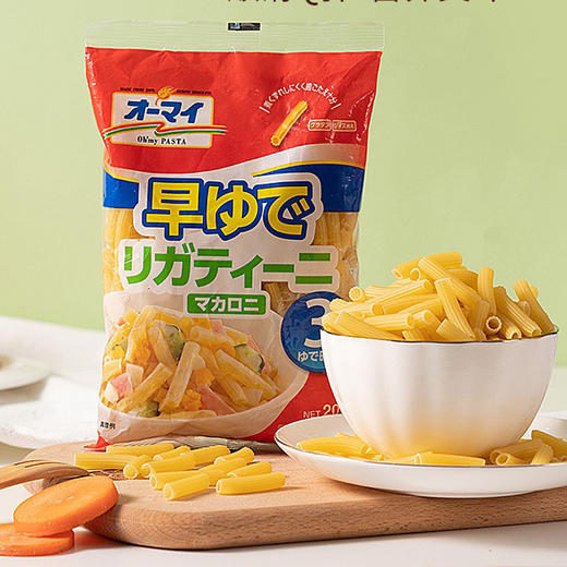 ohmy直切管形通心粉200g 商品图0