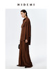HIDEMI口袋工装感极简大廓形慵懒醋酸套装 衬衫/长裤 巧克力色/香草燕麦 商品缩略图10