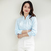 【简约V立领】罗蒙夏季女装长袖衬衫女士时尚干练通勤百搭衬衫女 商品缩略图5