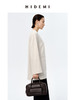HIDEMI 水洗亚麻自然原色V领西装极简口袋开衩设计感西装式上衣 商品缩略图12
